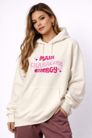 Main Character Energy – Women’s Oversized Hoodie