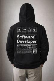 Coder Essentials Zipper Hoodie β Software Developer Edition