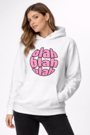 Blah Blah Blah β Statement Graphic Regular Fit Hoodie