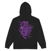 Purple Dragon Zipper Hoodie - Image 4